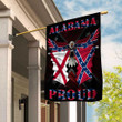 Alabama Proud Confederate Eagle 3D Flag Full Printing HTT04JUN21XT5