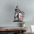 Knights Templar Warrior Cut Metal Sign