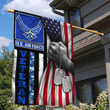 Us Air force Veteran 3D Flag