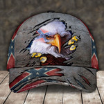 Confederate Flag Eagle Scratches Cap