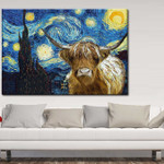 Highland Cattle Canvas 3 Size Template NVL-15DD05 Dreamship
