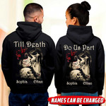 Till Death Do Us Part Couple Skull Hoodie NTT Dreamship
