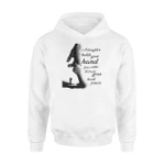 Personalized A Daughter Holds Your Hand For A While Hoodie Dreamship S White