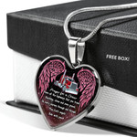 Heart Necklace Trucker Prayer - NDT-18VN02 Jewelry ShineOn Fulfillment Luxury Necklace (Silver) No