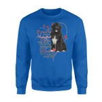 NEWFOUNDLAND DOG Will Come Into Your Life Standard Crew Neck Sweatshirt DHL-VA2D13 Dreamship S Royal