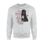 NEWFOUNDLAND DOG Will Come Into Your Life Standard Crew Neck Sweatshirt DHL-VA2D13 Dreamship S Heather Grey