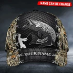Personalized Name Northern pike fishing Classic Caps