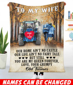 To My Wife Farmer Blanket HTT-21XT013 Dreamship