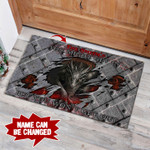 FIRE DRAGON YOU MIGHT GET IN BUT YOU CAN'T GET OUT Doormat Full Printing