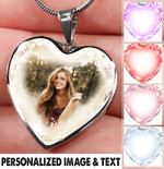 Heart Personalized Image Necklace ShineOn Fulfillment