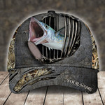 MACKEREL FISHING CAMO PERSONALIZED CAP
