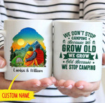 Personalized We Don't Stop Camping White Mug hqt-17ct4 Dreamship