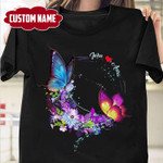 Personalized Butterfly Couple T-shirt Dreamship
