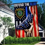 Defend The Blue Houston Police Department Flag HTT-FVA003