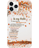 To My Bestie Autumn Phonecase Apparel Fuel iPhone 12 / 12 Pro Case Gloss -