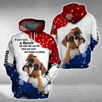 BOXER DOG will come into your life 3D Full Printing Hoodie Hoodie 3D 3D Tee Art