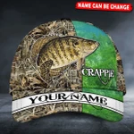 Personalized Name Camo Crappie fishing Classic Caps