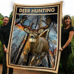 Deer Hunting Fleece Blanket 2 Size Template NVL-21VA002 Dreamship