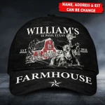 Custom Name, Address, Est FarmHouse Classic Caps