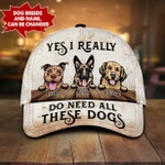 Personalized Name and Dog Breeds Cap hqt-30ct129
