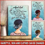 Personalized Girl and Month Canvas DHL-15VN03