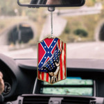 Confederate Flag CAR HANGING ORNAMENT tdh | hqt-37dd12