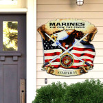 United States Marine Corps The few the proud Cut Metal Sign