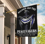 Blessed Are the Peagemakers For They Shall Be Called The Children Of God 3D Flag Full Printing HTT11JUN21TT1
