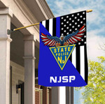 New Jersey State Police 3D Flag Full Printing HTT14JUN21TT5