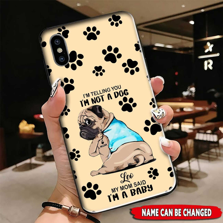A baby pug phonecase ntk-24vn007 Phonecase FUEL