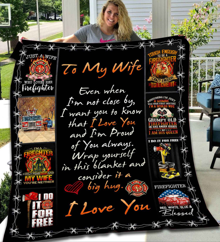 We got this couple - Firefighter Fleece Blanket tdh HQT-21dd023 Dreamship