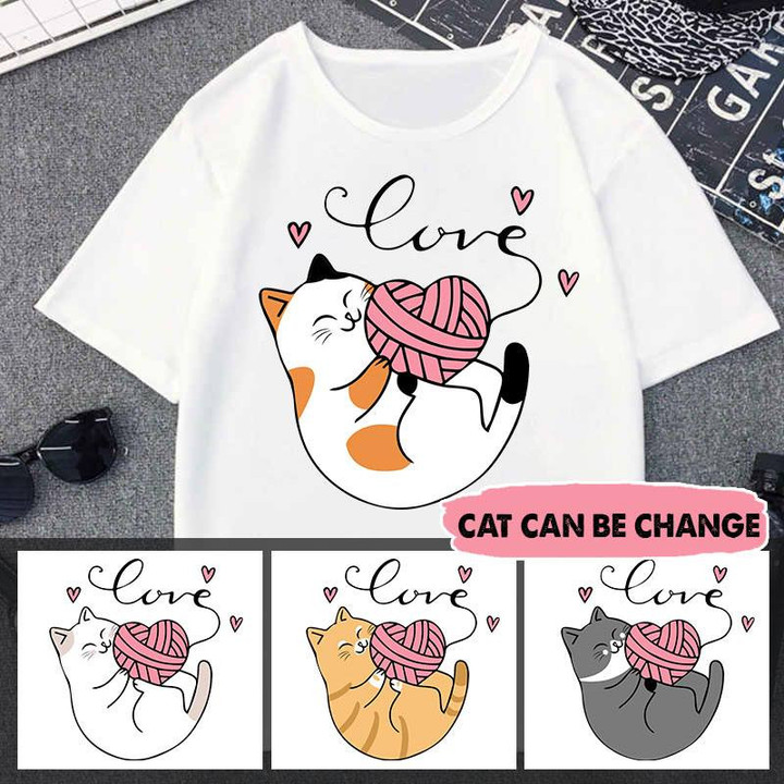 Love Cat Personalized Standard T-shirt Dreamship
