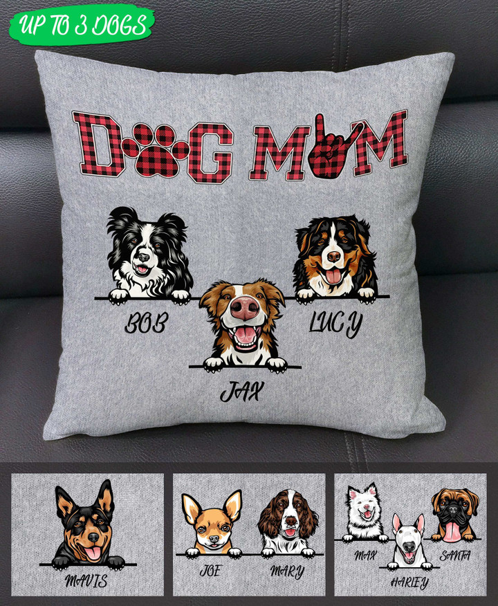 Personalized Dog Mom Pillow NVL-20SH001 Dreamship
