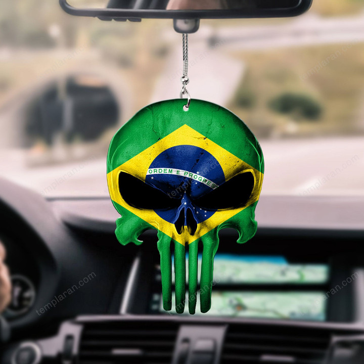 Brazil Punisher CAR HANGING ORNAMENT HQT-37CT26