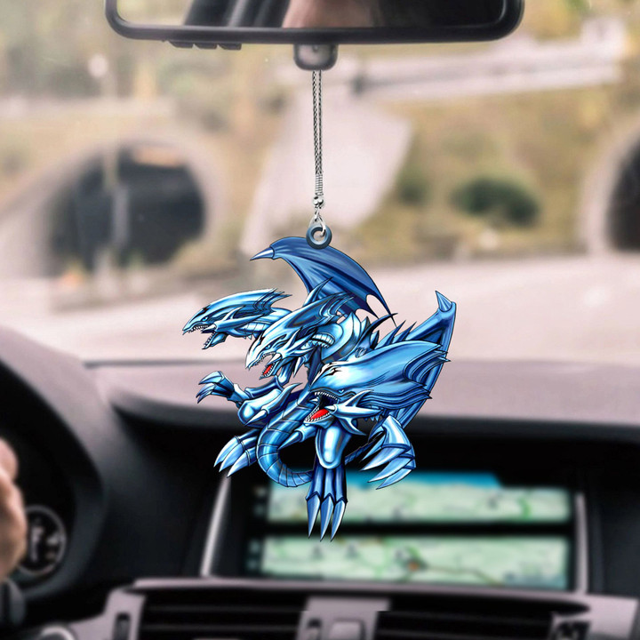 Blue-Eyes Quinary Ultimate Dragon Yugi-oh CAR HANGING ORNAMENT tdh | hqt-37tp012