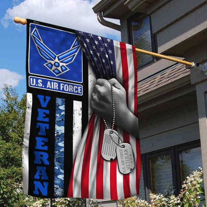 Us Air force Veteran 3D Flag