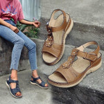 Hot Sell Women Flowers Comfy Casual Wedges Sandals