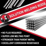 Solution Welding Rods Silver Aluminum