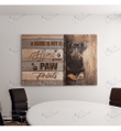ROTTWEILER  House Is Not A Home Without Paw Prints, Framed, Best Gift, Rottweiler Lover, Housewarming, Wall Art Print, Home Decor