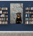 Rottweiler Canvas When You Believe,  Framed, Best Gift, Rottweiler Lover, Housewarming, Wall Art Print, Home Decor