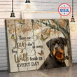 Rottweiler Canvas Those We Love Don't Go Away, Framed, Best Gift, Rottweiler Lover, Housewarming, Wall Art Print, Home Decor