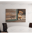 Home is Where Someone Run To Greet You Boxer Dog Canvas, Wall Art Print, Home Decor, Gift Boxer Lover