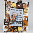 First They Steal Your Heart Dachshund Blanket Quilt | Gifts Dachshund Lovers, Sherpa Fleece Blanket Throw, Home & Living