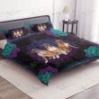 Colorful Mandala Blue Boxer Dog Bedding Set, Duvet cover, 2 Pillow Shams, Comforter, Bed Sheet