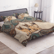 GERMAN SHEPHER Bedding Set MANDALA 0023 | Duvet cover, 2 Pillow Shams, Comforter, Bed Sheet