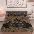 DACHSHUND Bedding Set Flower Mandala [09-N] | Duvet cover, 2 Pillow Shams, Comforter, Bed Sheet