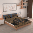 ROTTWEILER Bedding Set Flower Mandala [09-N] | Duvet cover, 2 Pillow Shams, Comforter, Bed Sheet