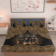 ROTTWEILER Bedding Set Flower Mandala [09-N] | Duvet cover, 2 Pillow Shams, Comforter, Bed Sheet