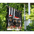 DACHSHUND - Flag Christmas [10-B] | House Garden Flag, Dog Lover, New House Gifts, Home Decoration