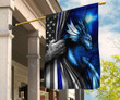 DRAGON - Flag Blue Cross [10-D] | House Garden Flag, New House Gifts, Home Decoration, Dragon Lovers